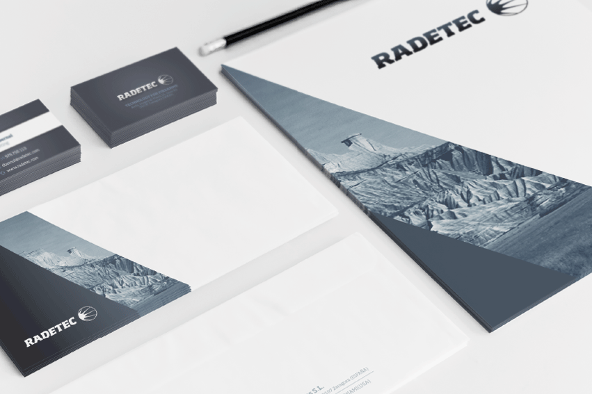 Identidad corporativa Radetec